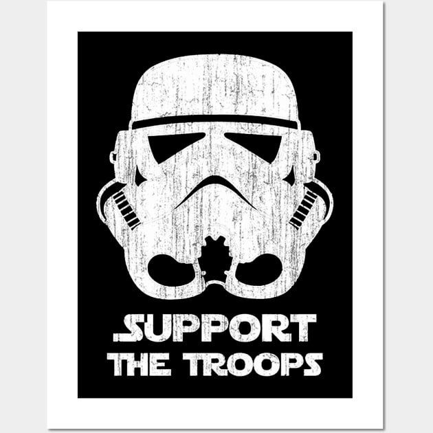 Support The Troops Wall Art by Esliger